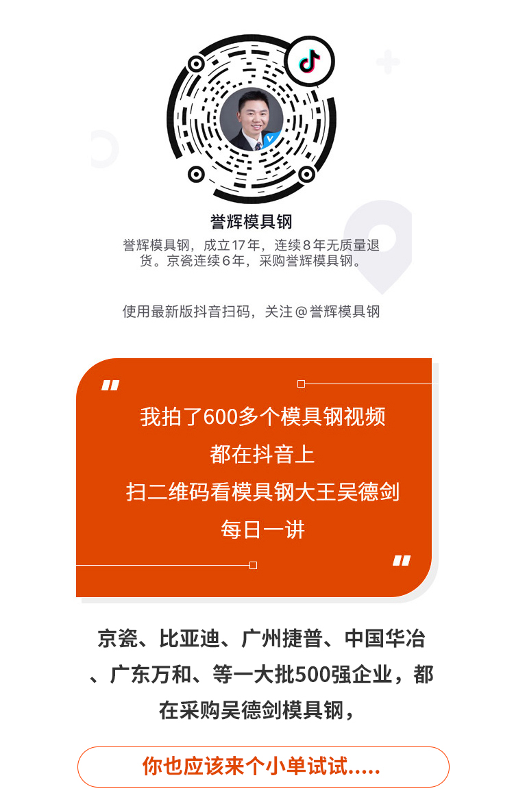 吴德剑模具钢抖音二维码