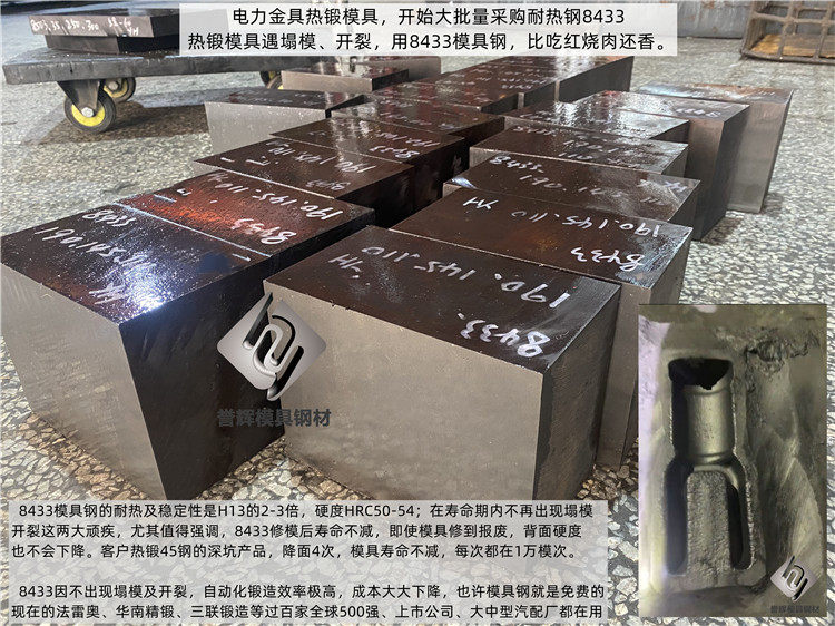 热锻电力金具的老板，又来誉辉采购了20件耐热钢8433
