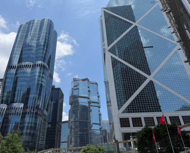 去香港办事，感受香港的都市气息
