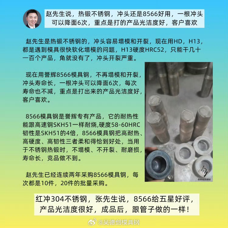 韦先生咨询：液压机模具变形太快，你这边有没有解决方案？